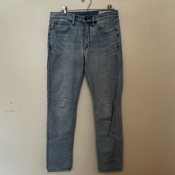 rag & bone Other - rag & bone New York Fit 2 Slim Jeans Mens 30x32 Light Wash Blue Denim